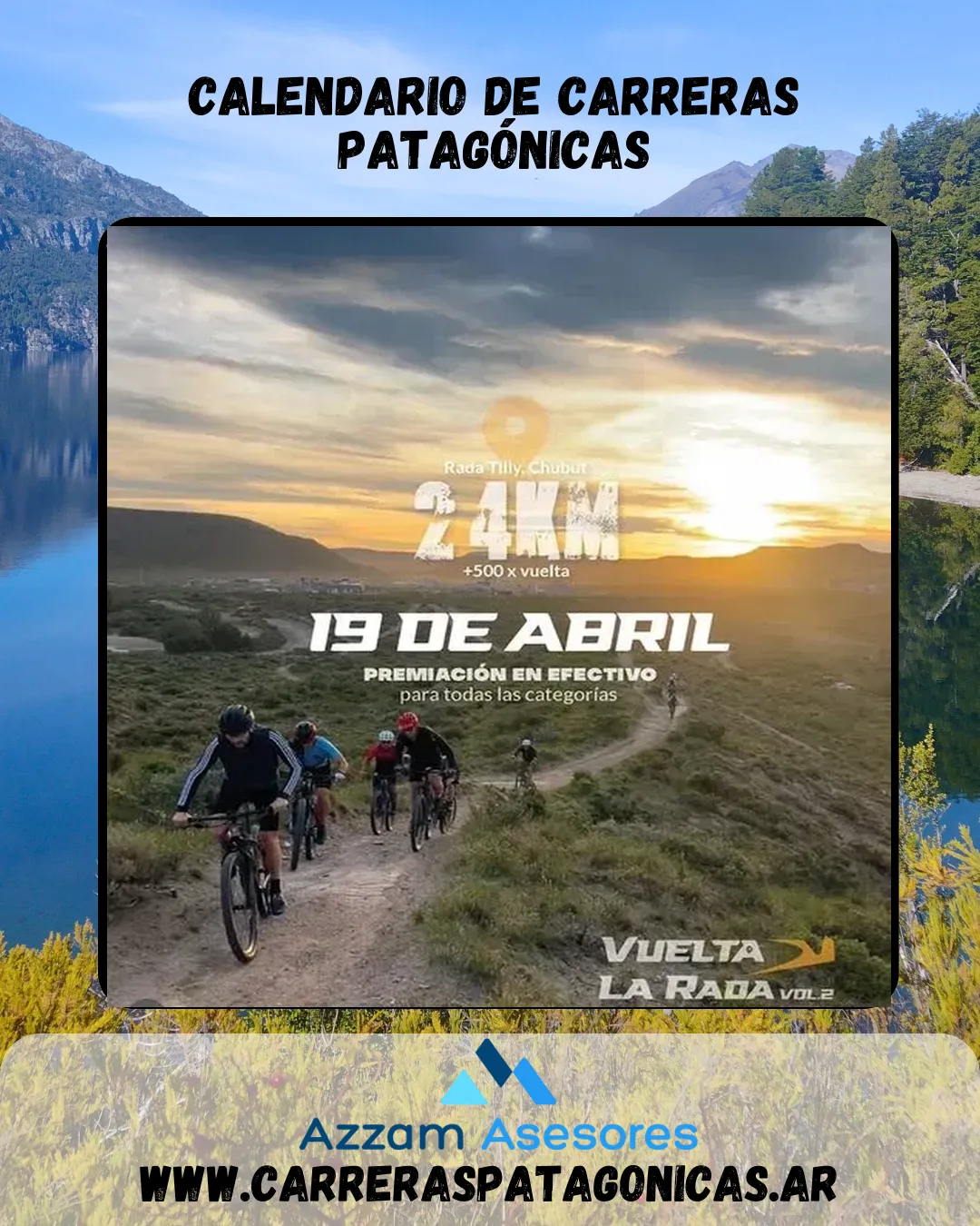 Flyer de Vuelta La Rada 2026