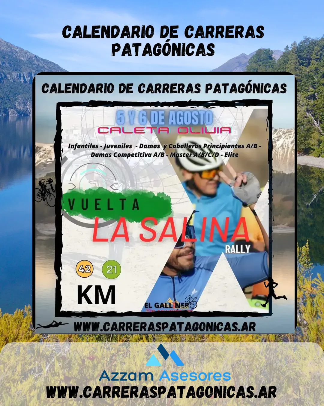 Flyer de Vuelta La Salina Rally 2023