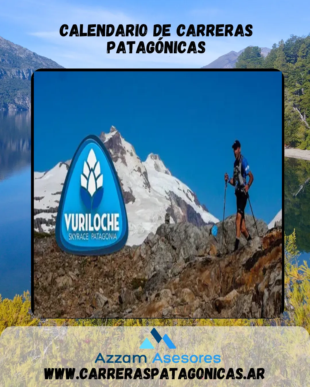 Flyer de VURILOCHE SKYRACE PATAGONIA 2022