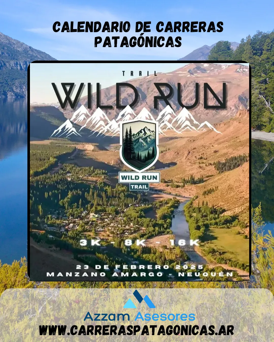 Flyer de Wild Run Trail 2025