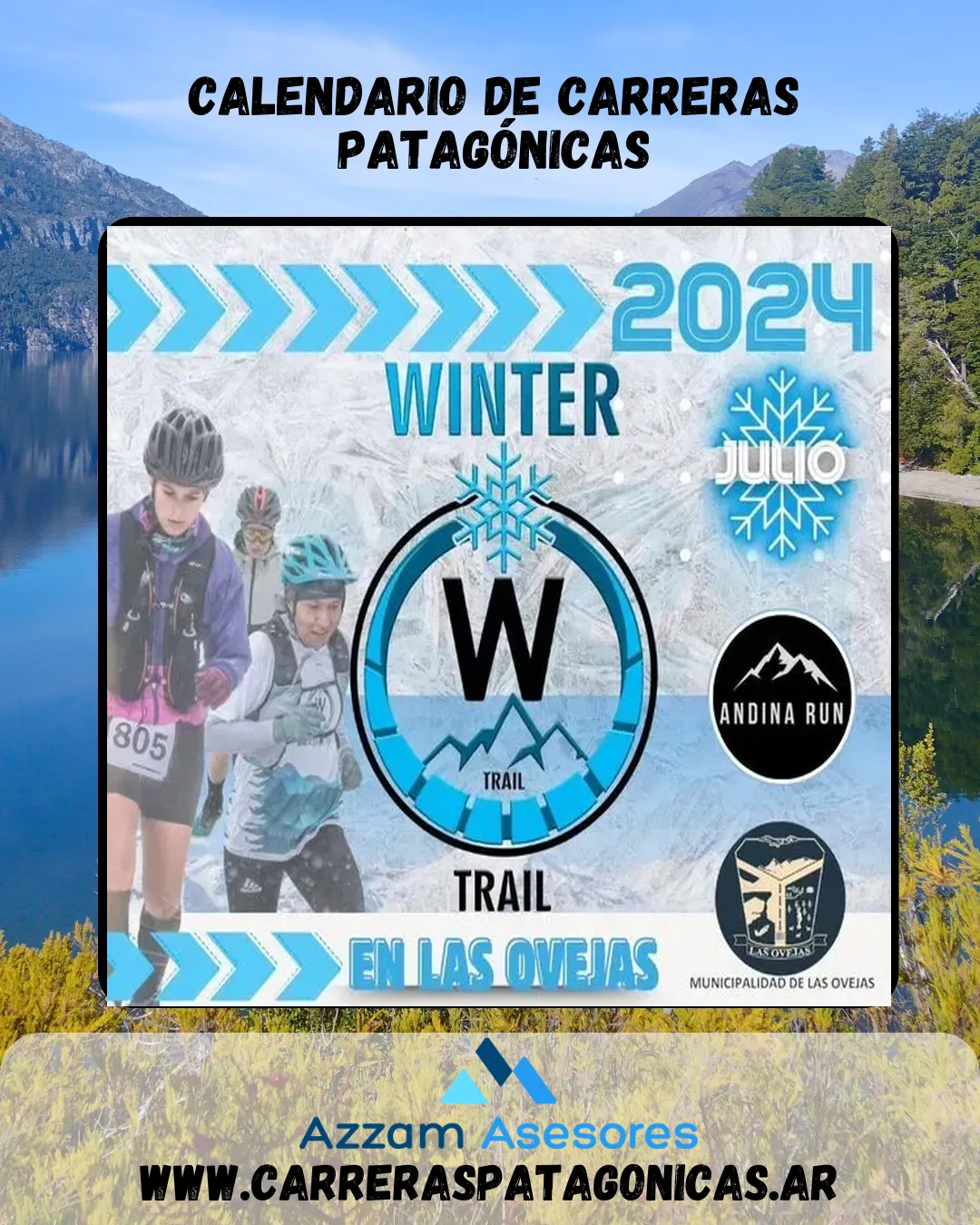 Flyer de Winter Trail 2024