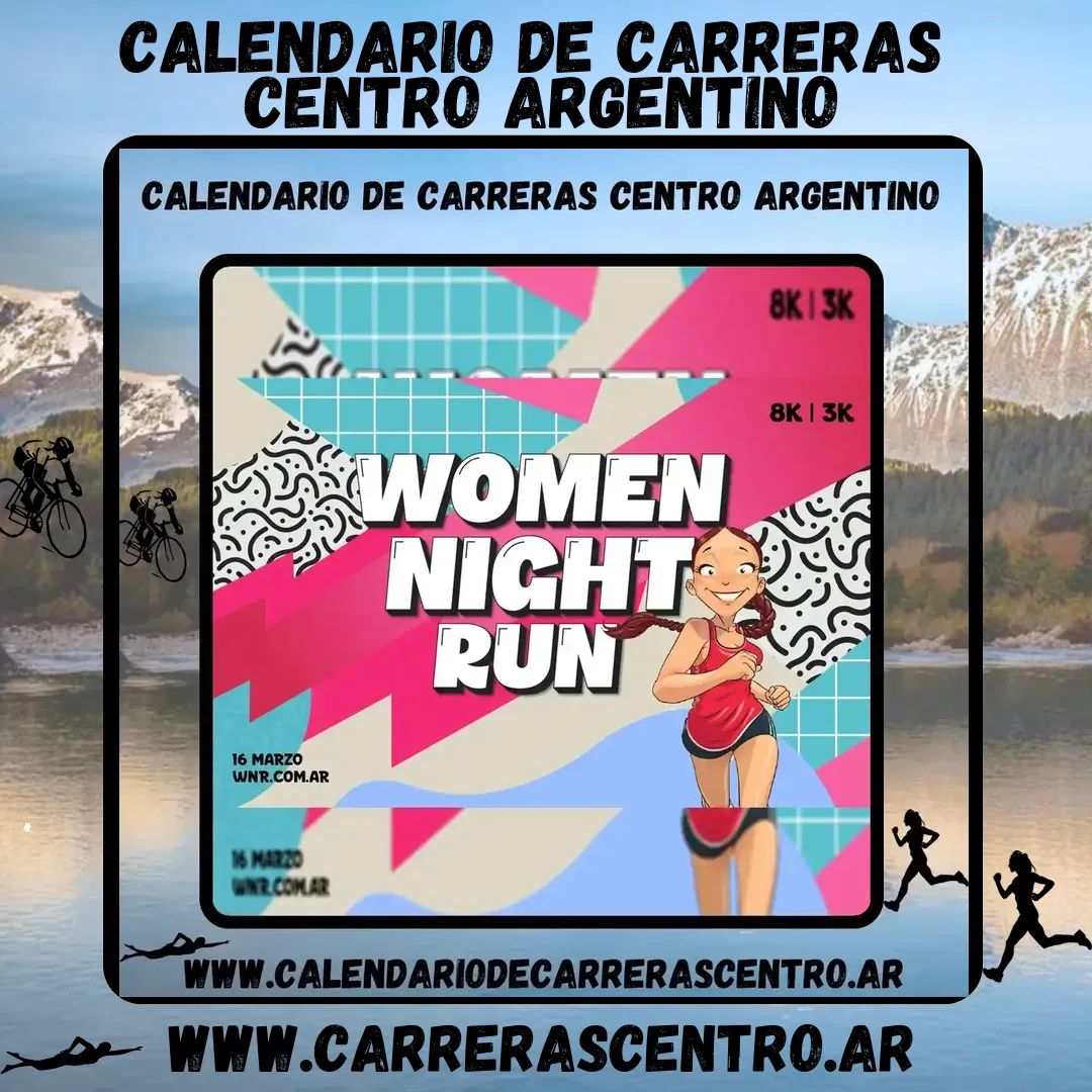Flyer de Women Night Run 2024