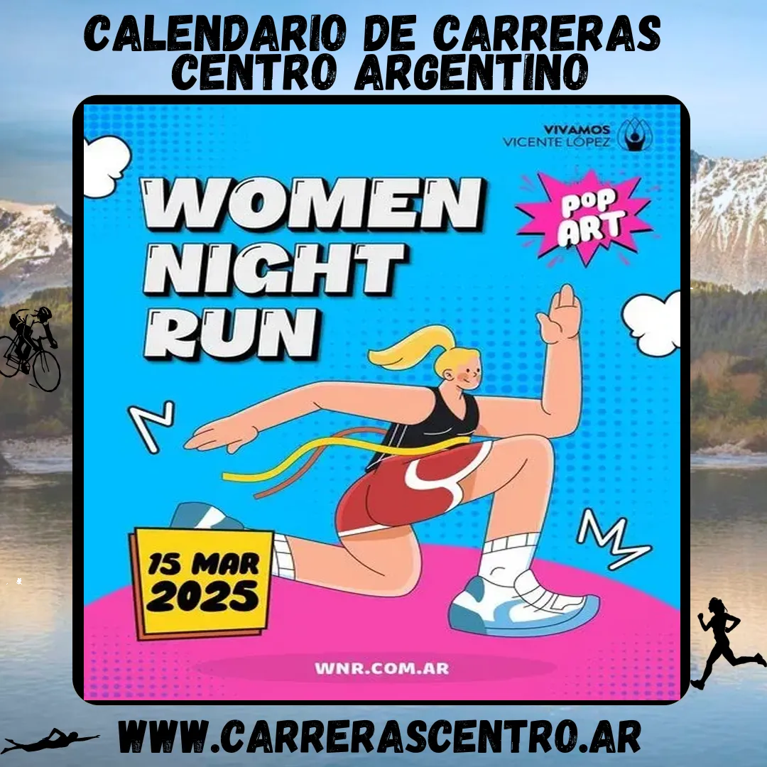 Flyer de Women Night Run 2025