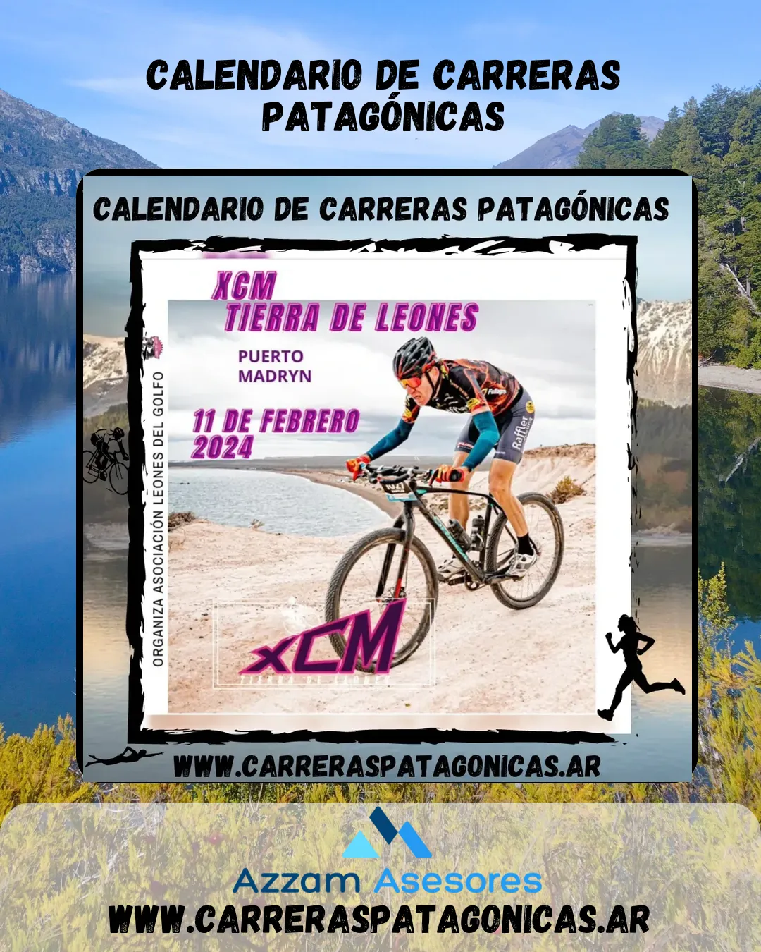 Flyer de XCM Tierra de Leones 2024