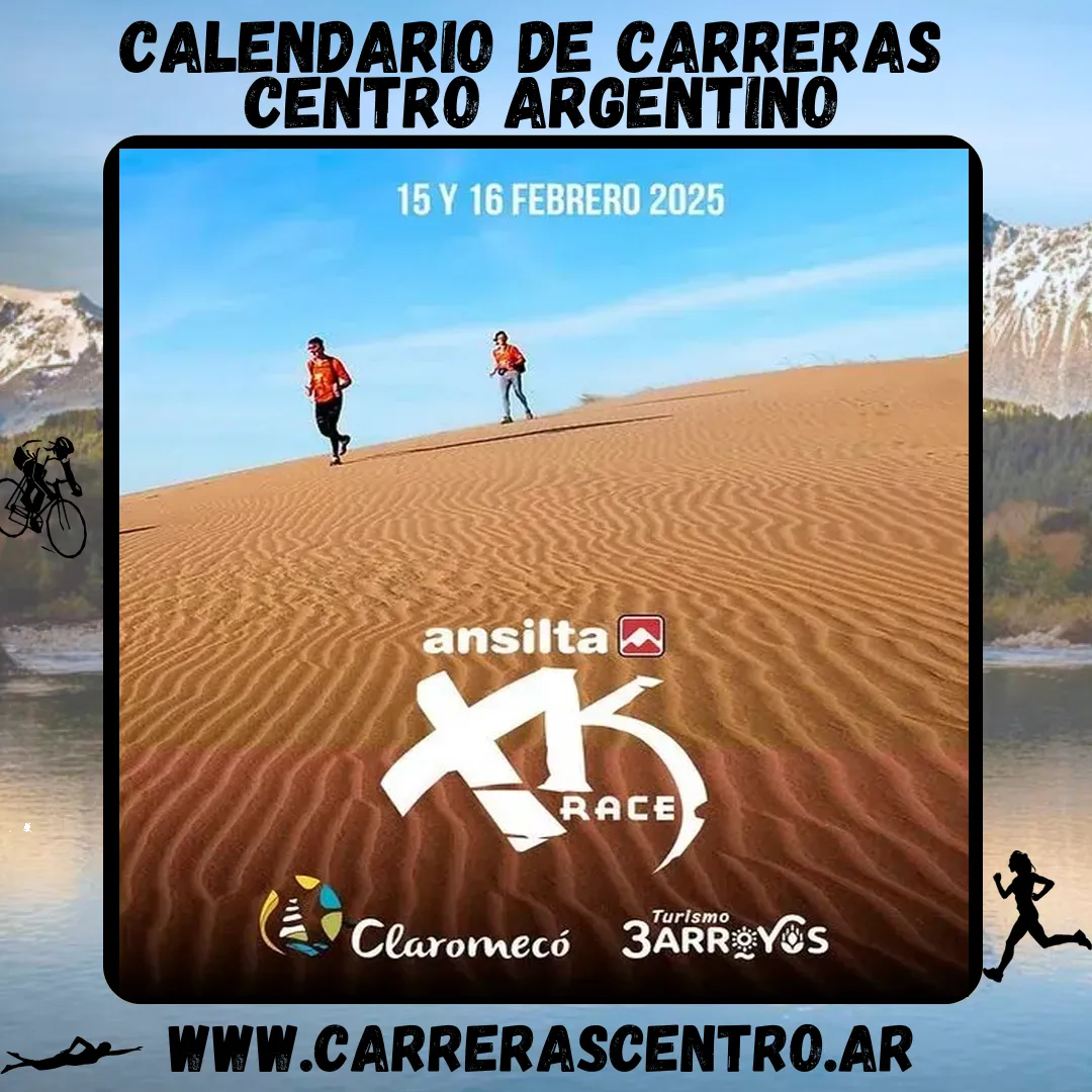Flyer de XK Race Claromecó 2025
