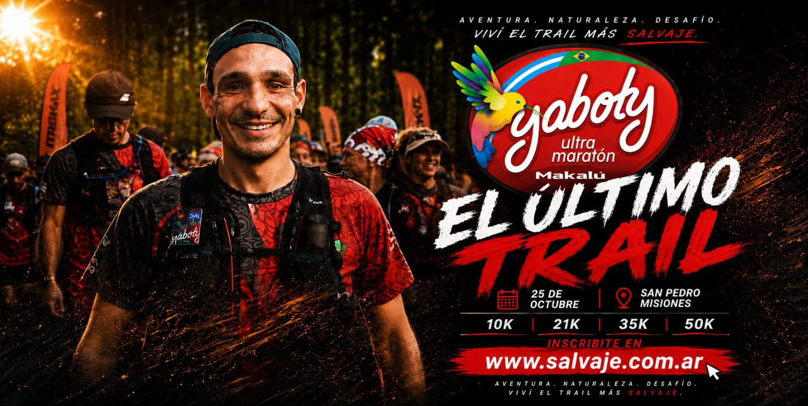 Flyer de Yaboty Ultra Maratón 2026