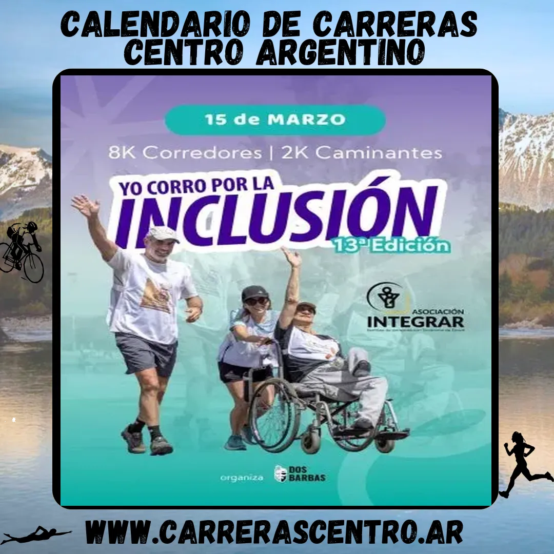 Flyer de Yo Corro por la Inclusión 2026